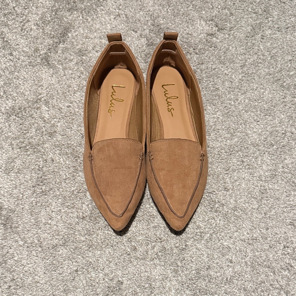 Lulu's Brown Suede Flats